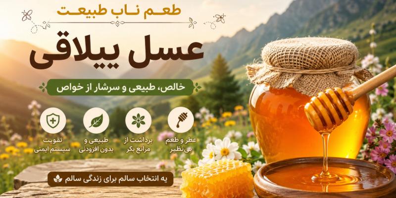 خرید عسل ییلاقی اصل؛ طعم طبیعت کوهستانی ایران در هر قاشق