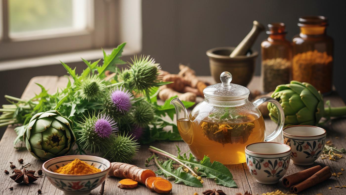 گیاهان دارویی مفید برای کبد و تأثیرات شگفت‌انگیز آن‌ها