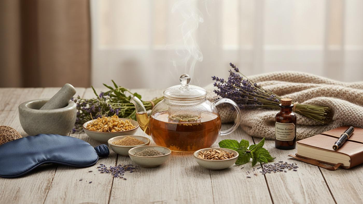 راهنمای گیاهان آرام‌بخش برای خواب عمیق و ریکاوری شبانه