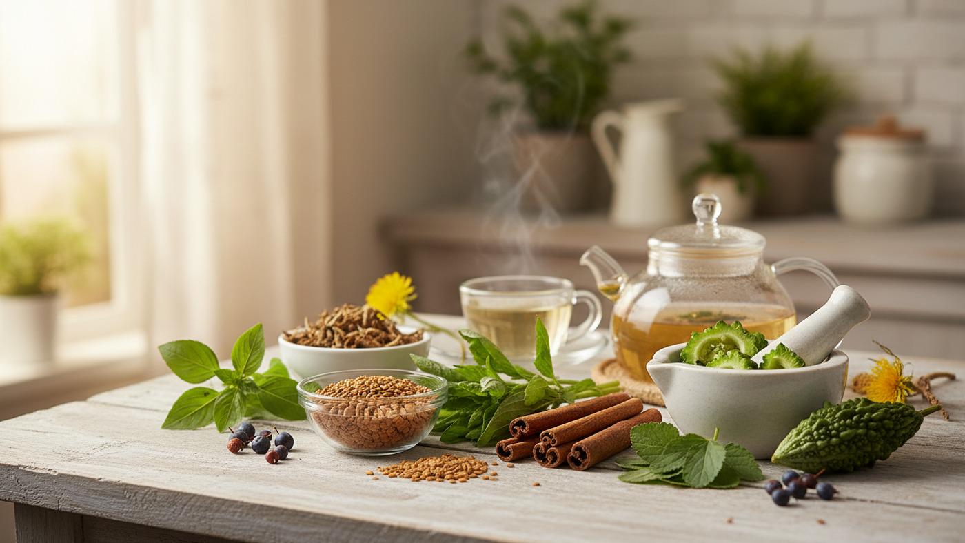 بهترین گیاهان برای کاهش قند خون و تنظیم سبک زندگی روزانه