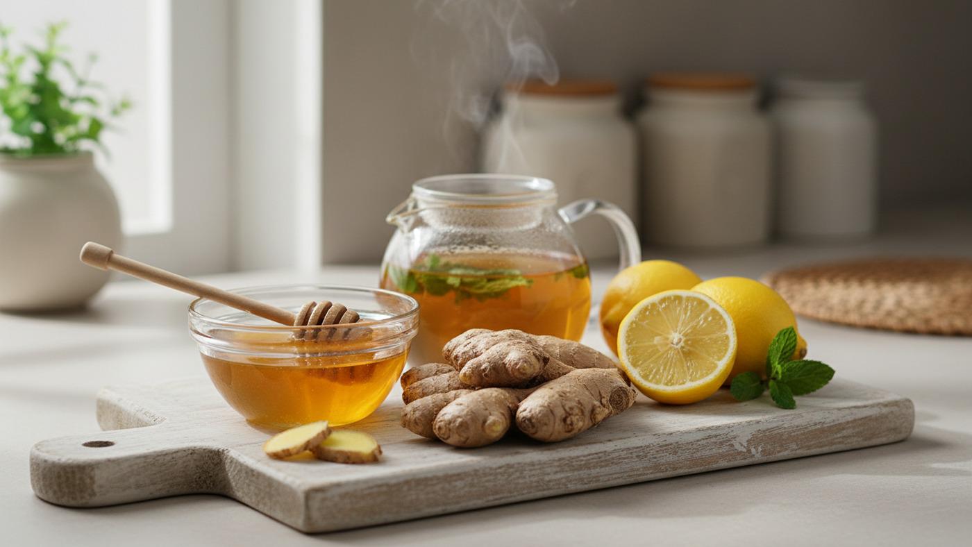 ترکیب زنجبیل و عسل و لیمو برای روزهای سرد سال و تقویت انرژی
