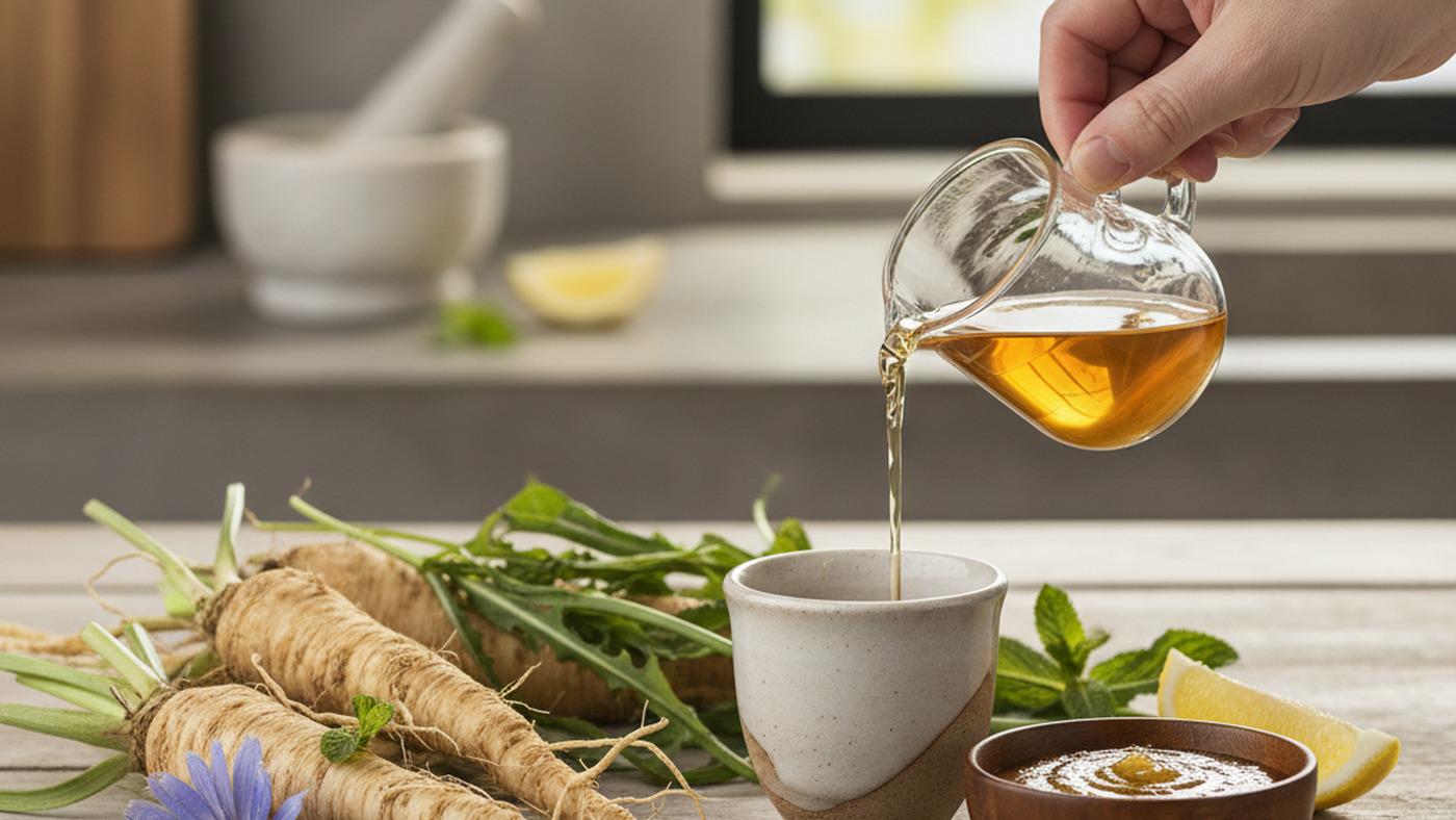عرق کاسنی هیلرگلوبال؛ ۸ خاصیت علمی‌برای تصفیه خون و گوارش